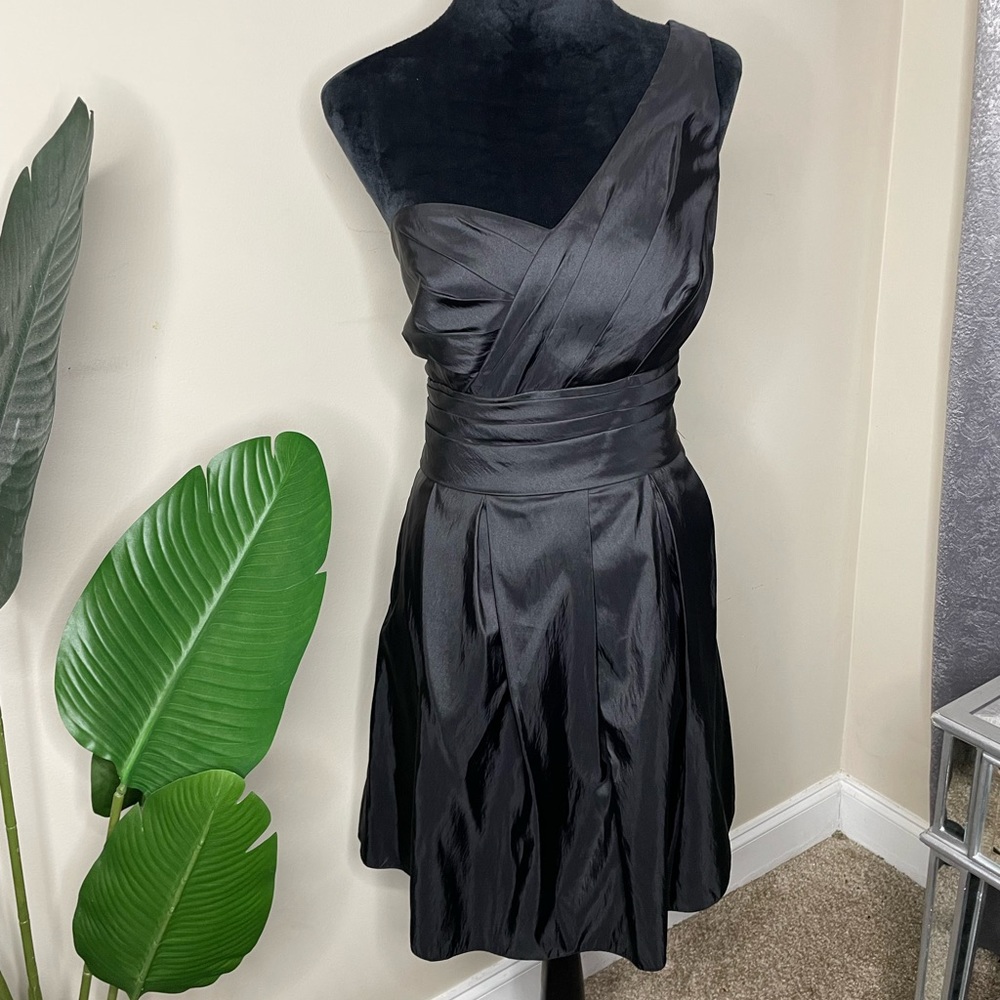 One strap bridesmaid dress